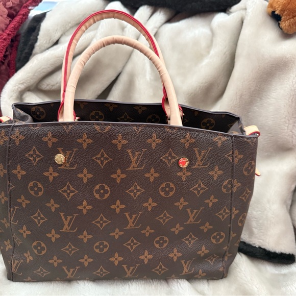 Inspired Dark Brown Monogram Tote - Picture 5 of 8